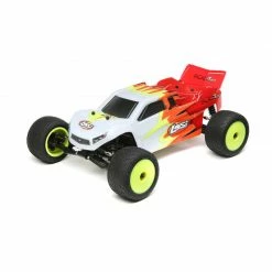 Losi 1/18 Mini-T 2.0 2WD Stadium Truck Brushed RTR, Red/White for Ready-To-Run
