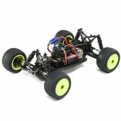 Losi 1/18 Mini-T 2.0 2WD Stadium Truck Brushed RTR, Red/White for Ready-To-Run -Losi RC Car LOS01015T1 A12 2PSUL73U