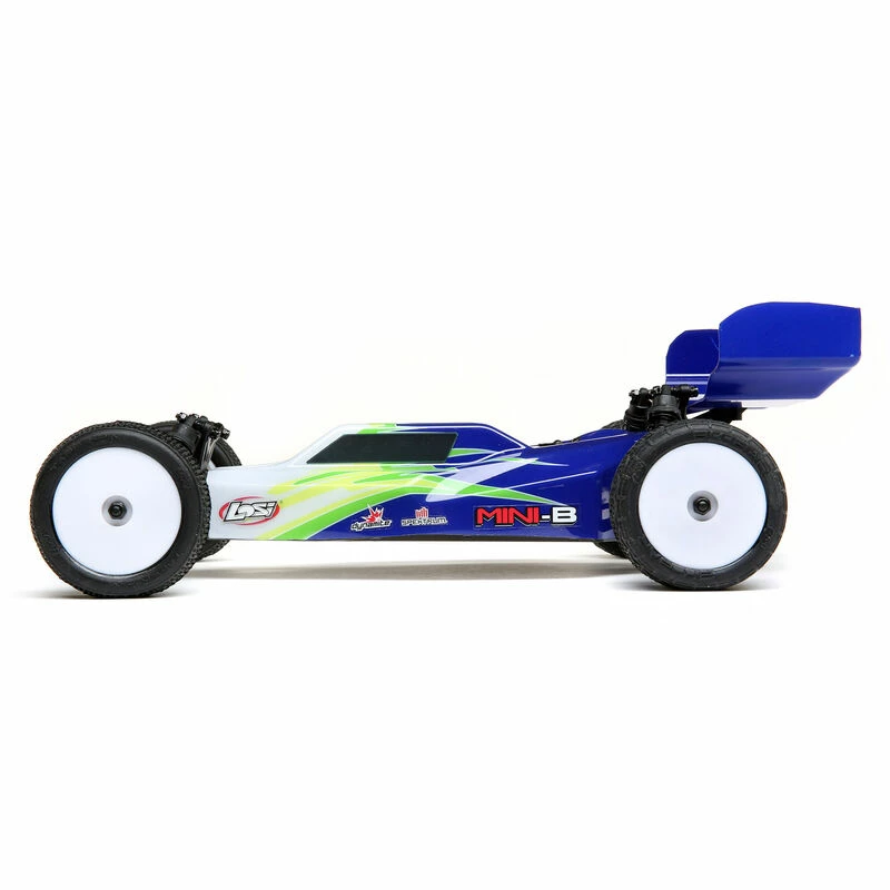 Losi 1/16 Mini-B 2WD Buggy Brushed RTR, Blue/White for Ready-To-Run 5 Losi 1/16 Mini-B 2WD Buggy Brushed RTR, Blue/White for Ready-To-Run - Image 3