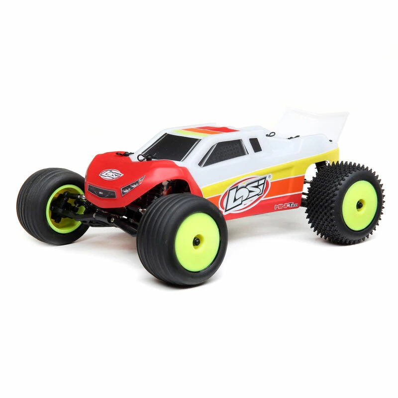 Losi 1/18 Mini-T 2.0 2WD Stadium Truck Brushless RTR, Red for Ready-To-Run 3 Losi 1/18 Mini-T 2.0 2WD Stadium Truck Brushless RTR, Red for Ready-To-Run