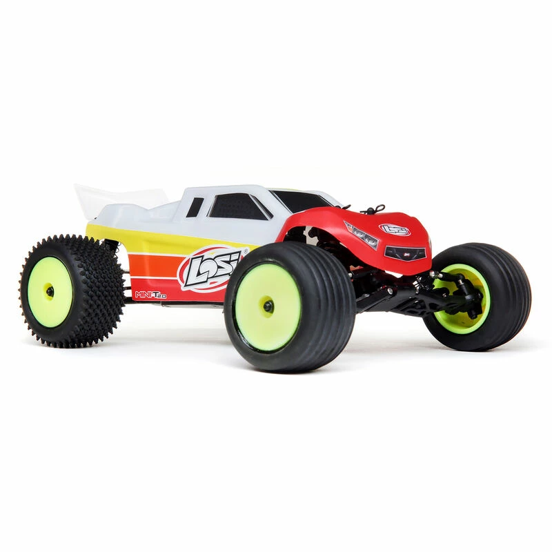Losi 1/18 Mini-T 2.0 2WD Stadium Truck Brushless RTR, Red for Ready-To-Run 4 Losi 1/18 Mini-T 2.0 2WD Stadium Truck Brushless RTR, Red for Ready-To-Run - Image 2