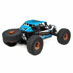 Losi 1/10 Lasernut U4 4WD Rock Racer Brushless RTR with Smart and AVC, Blue for Ready-To-Run -Losi RC Car LOS03028T1 A2 HTTXVYI6