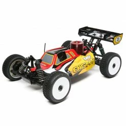 Losi 1/8 8IGHT 4WD Nitro Buggy RTR, Red/Yellow for Ready-To-Run