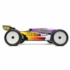 Losi 1/8 8IGHT-T 4WD Nitro Truggy RTR, Purple/Yellow for Ready-To-Run -Losi RC Car LOS04011V2 A02 DTLKYZXT