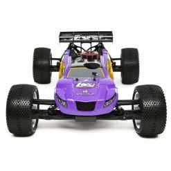 Losi 1/8 8IGHT-T 4WD Nitro Truggy RTR, Purple/Yellow for Ready-To-Run -Losi RC Car LOS04011V2 A03 DTLKYZXT