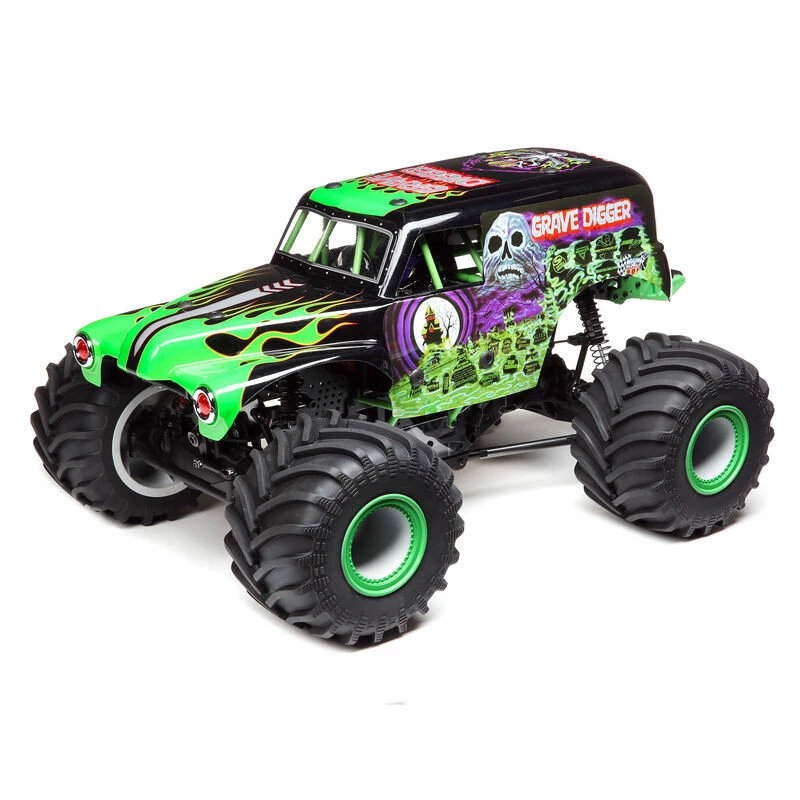 Losi LMT 4WD Solid Axle Monster Truck RTR, Grave Digger for Ready-To-Run 3 Losi LMT 4WD Solid Axle Monster Truck RTR, Grave Digger for Ready-To-Run