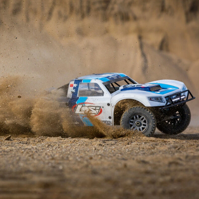 Losi 1/5 5IVE-T 2.0 V2 4WD SCT Gas BND: Gray/Blue/White for Bind-N-Drive 5 Losi 1/5 5IVE-T 2.0 V2 4WD SCT Gas BND: Gray/Blue/White for Bind-N-Drive - Image 3