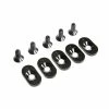 Losi Engine Mount Insert and Screws 18T, Black (5): 5ive-T 2.0 (fits 62T spur) for Parts -Losi RC Car LOS252099 A0 M9UH9EUD