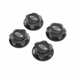 Losi Wheel Nuts, Captured Black (4): DBXL-E 2.0 for Parts