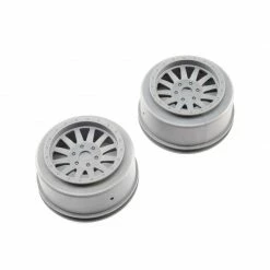 Losi Wheels, Silver (2): Super Baja Rey for Tires & Wheels